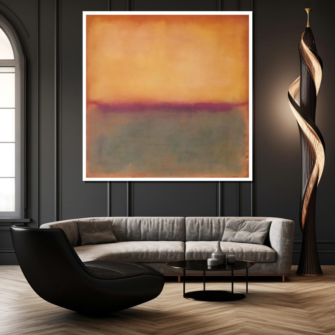 Mark Rothko Earthy Tones Minimalist Organic Color Field Poster - Image 4