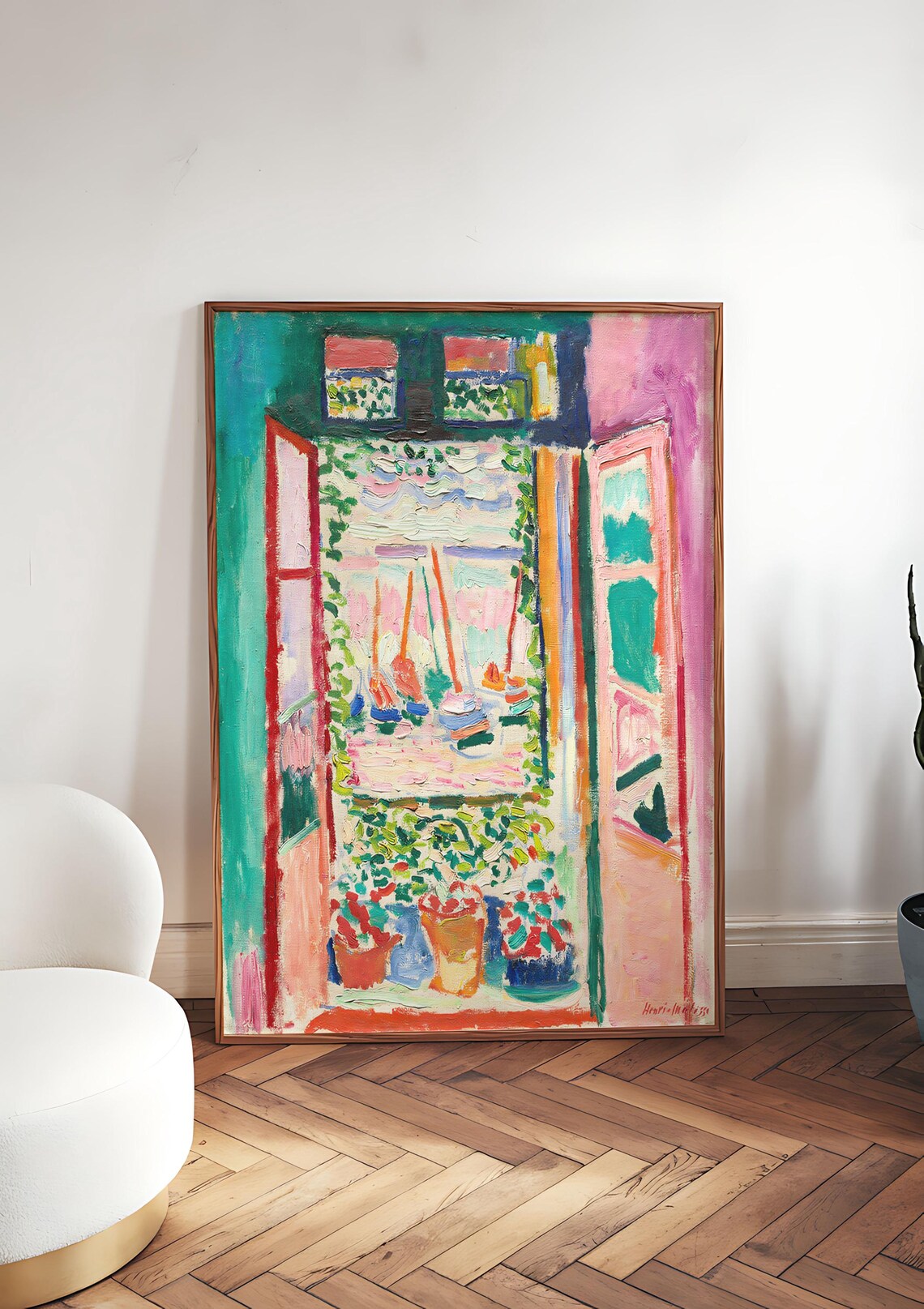 Henri Matisse Impressionist Coastal Landscape, Art Print - Image 5