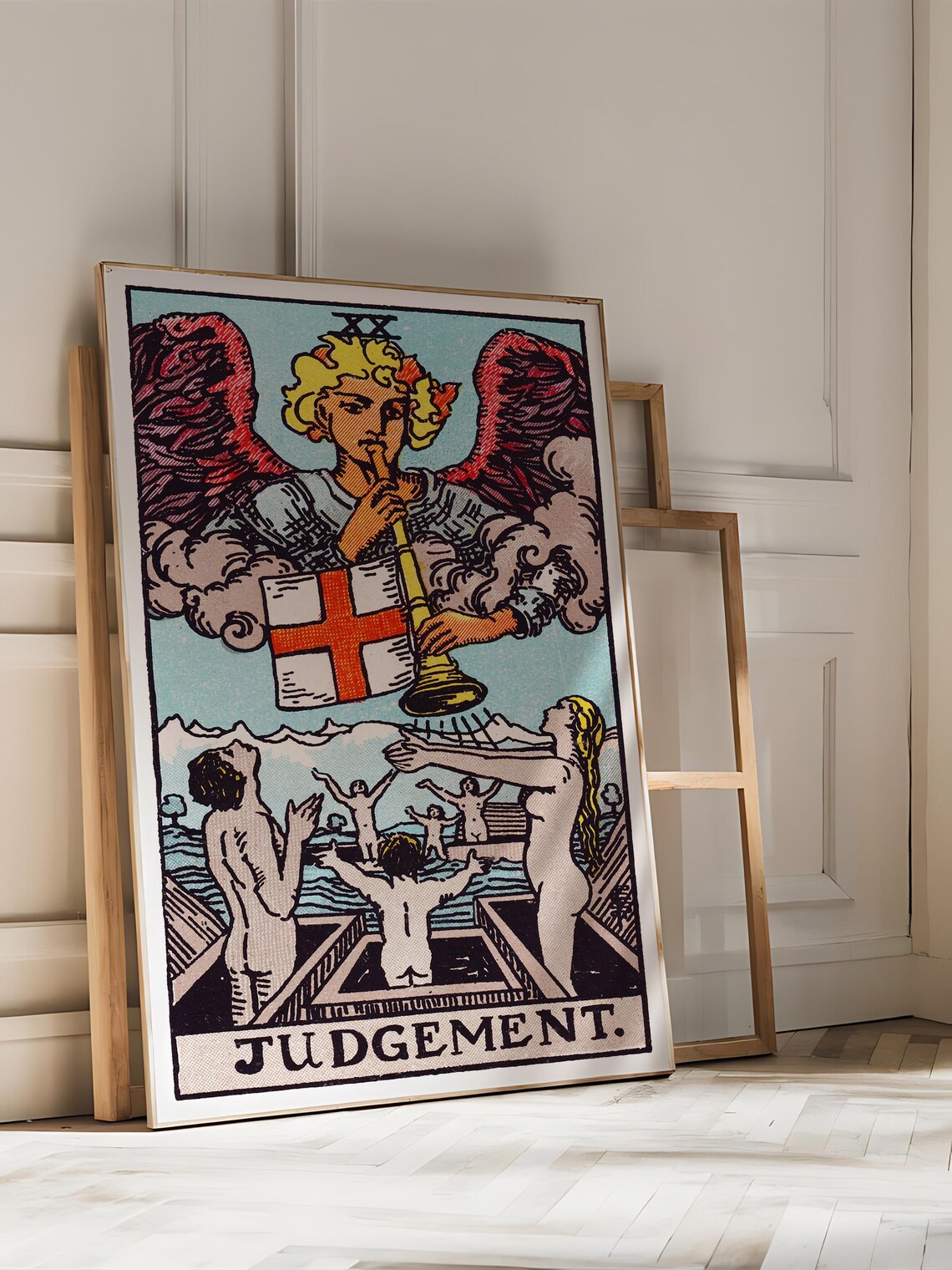 Tarot Cards Rider Waite, Vintage Esoteric Poster