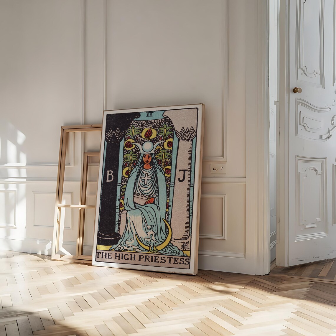 Tarot Cards Rider Waite, The High Priestess Art Print - Image 2