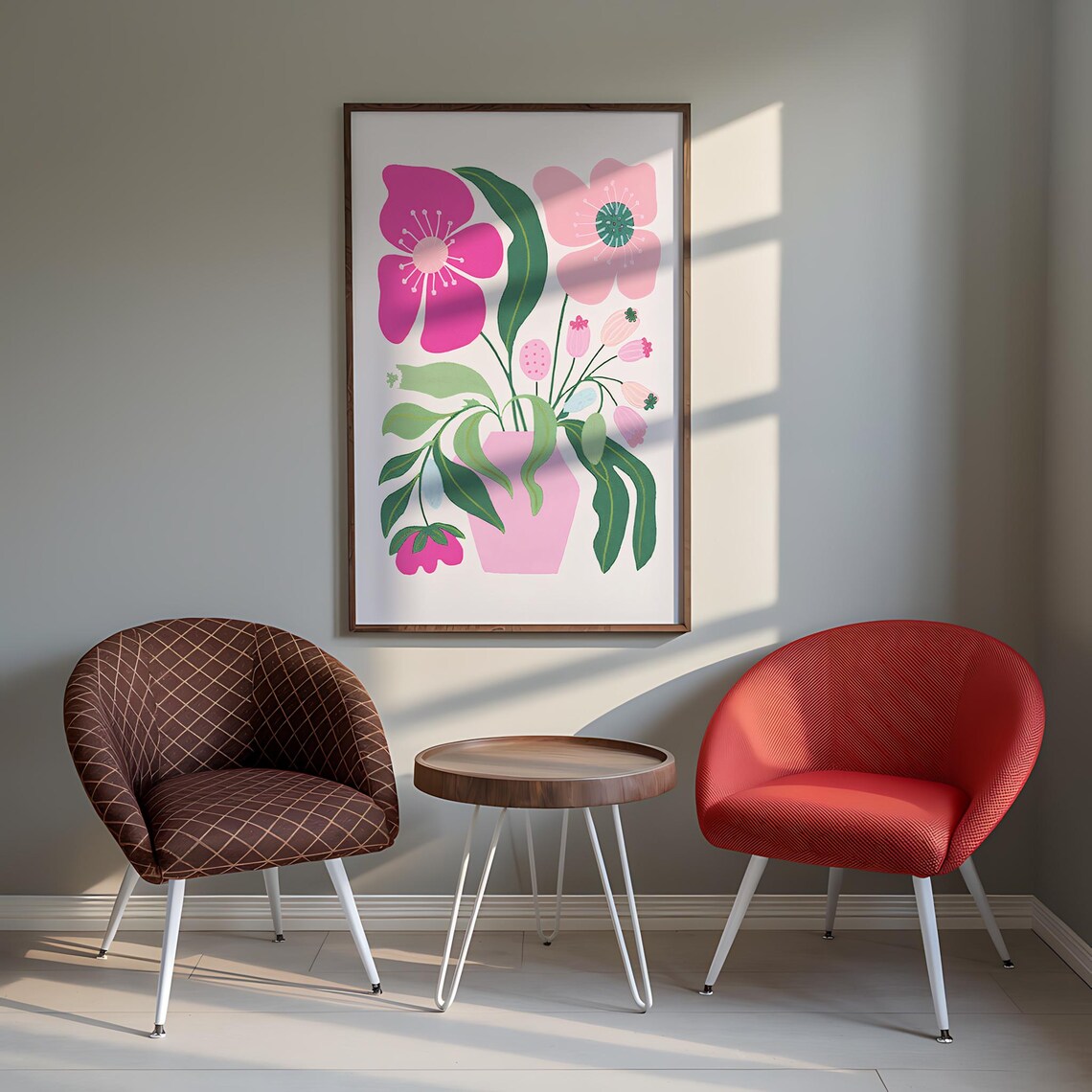 Dopamine Decor, Colorful Retro Funky Maximalist Art Print - Image 3