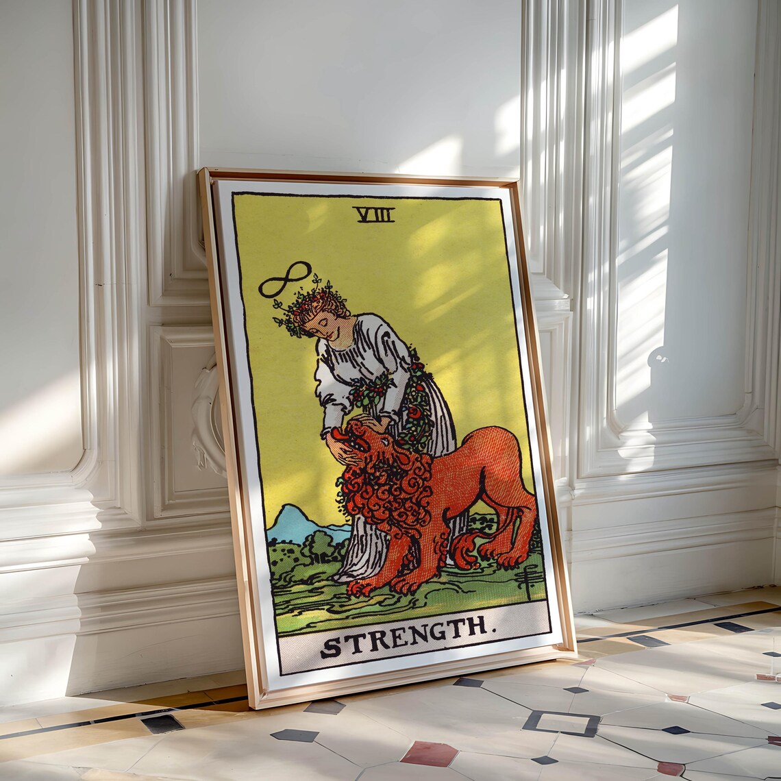 Tarot Cards Rider Waite, Strength Spiritual Poster - Image 4