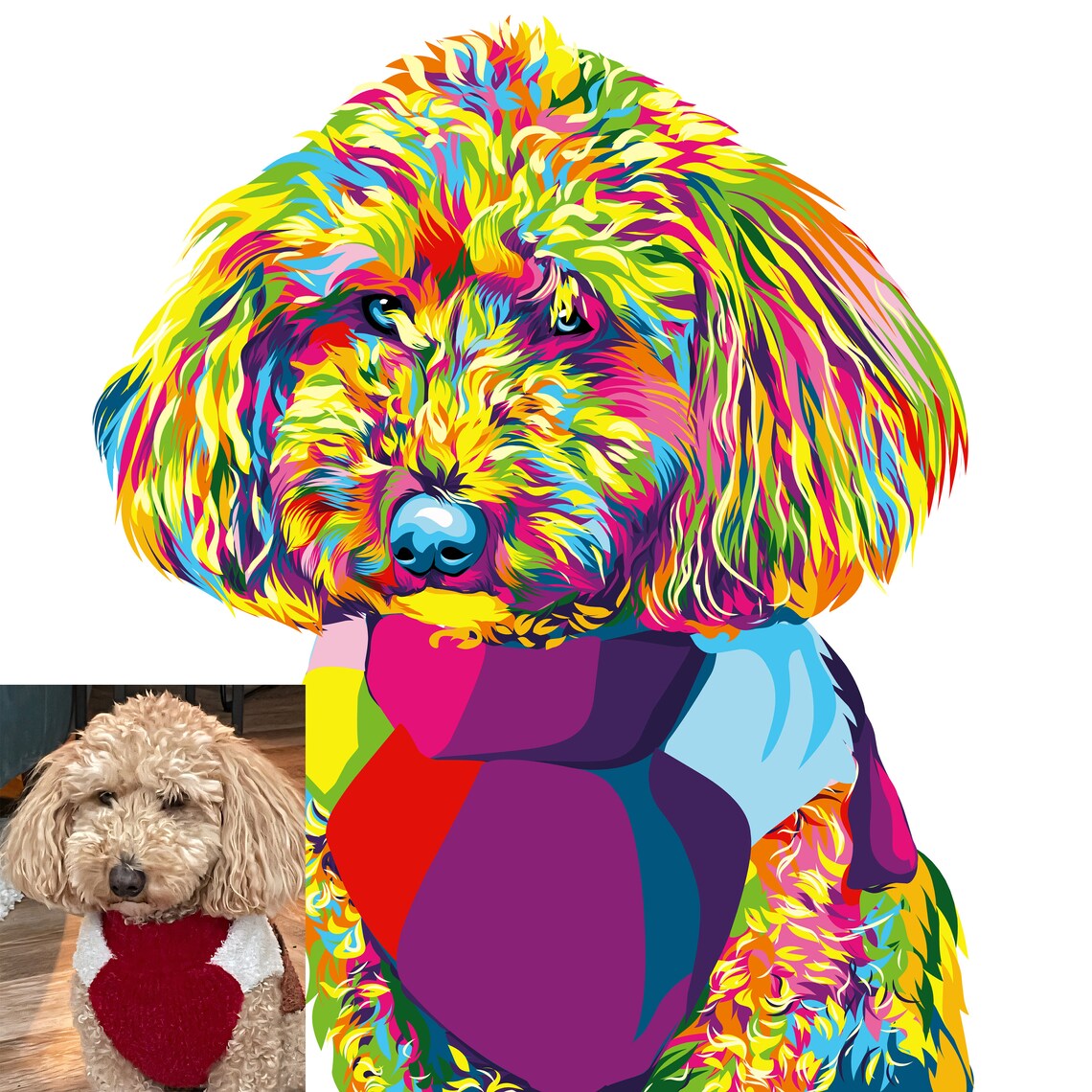 Purrfection Captured Pet Portrait Art Print - Image 3