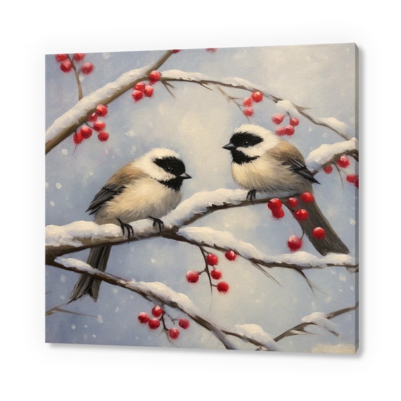 Cute Birds Bird Print Birds Wall Art Bird Lover Gift Nature Wall Hanging Avian Wall Decor Handmade Bird Art Fast Turnaround