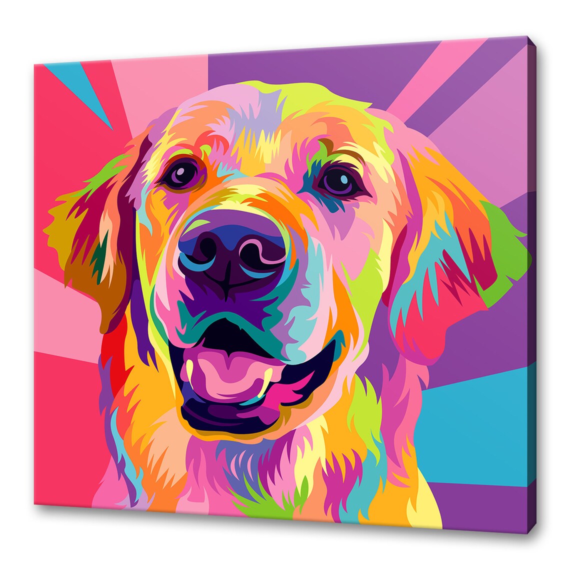 Golden Retriever Custom Dog Wall Art Poster Print