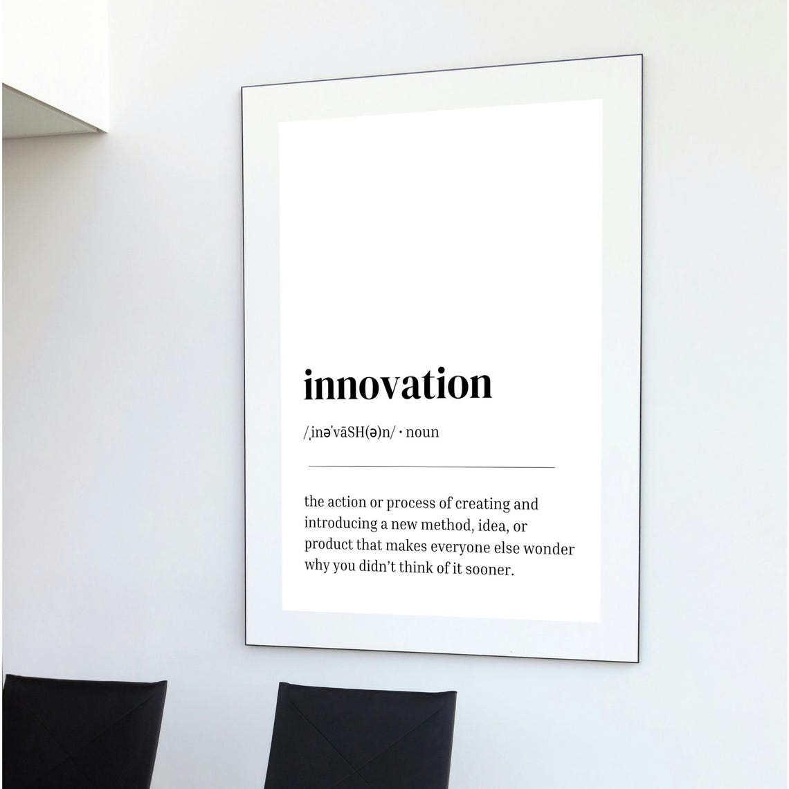 Innovation Funny Dictionary Definition Office Workplace Humor Print - Image 2