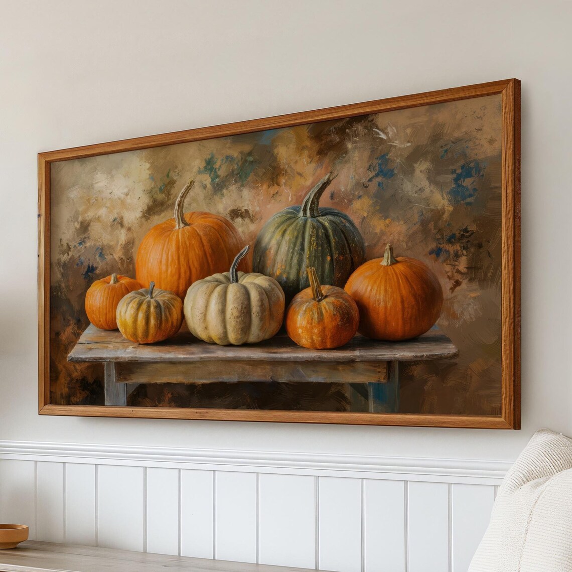 Fall Pumpkin Rustic Earthy Seasonal Decor Art Print