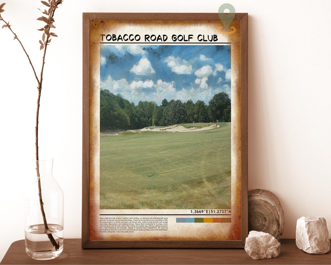 Tobacco Road Golf Club Fairway Bunker Sandhills Course Poster - Image 6