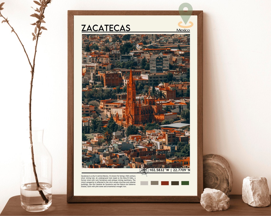Zacatecas Print Zacatecas Art Zacatecas Photo Zacatecas Poster Print Zacatecas Mexico Zacatecas Artwork Zacatecas City Mexico Poster