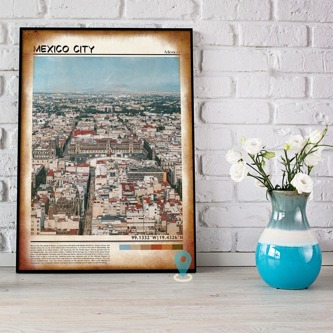 Mexico City Print Mexico City Wall Art Mexico City Poster Mexico City Photo Mexico City Poster Print Mexico City Travel Poster - Image 5