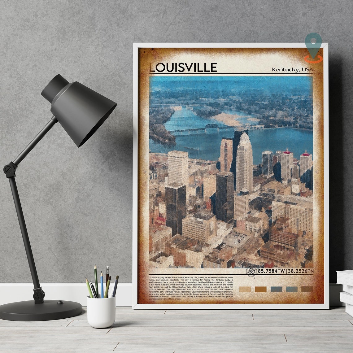 Louisville Print Louisville Poster Louisville Wall Art Louisville Travel Louisville Art Print Louisville Photo Kentucky Art Print - Image 4