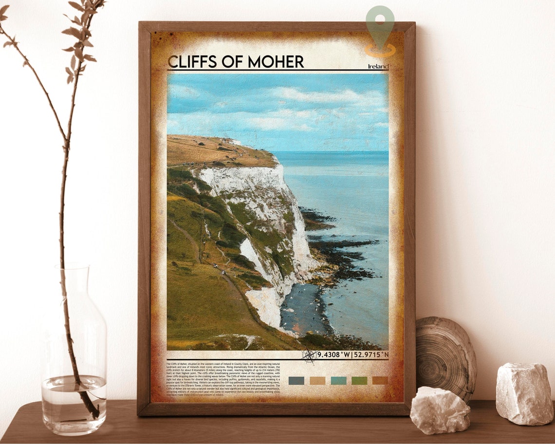 Cliffs of Moher Ireland Dramatic Sea Cliffs Coastal Scenery Print - Image 6