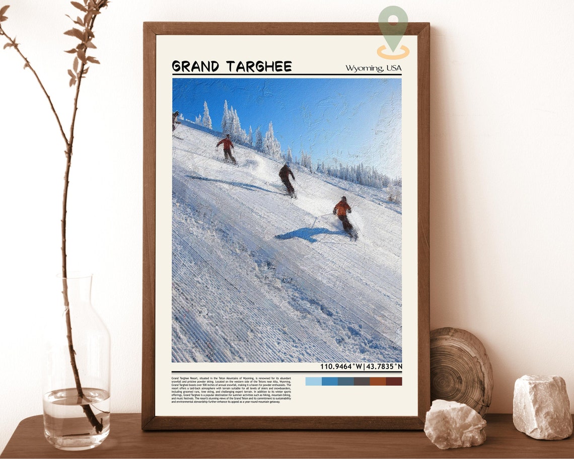 Grand Targhee Print Grand Targhee Wall Art Grand Targhee Poster Grand Targhee Photo Grand Targhee Poster Print Grand Targhee Wyoming