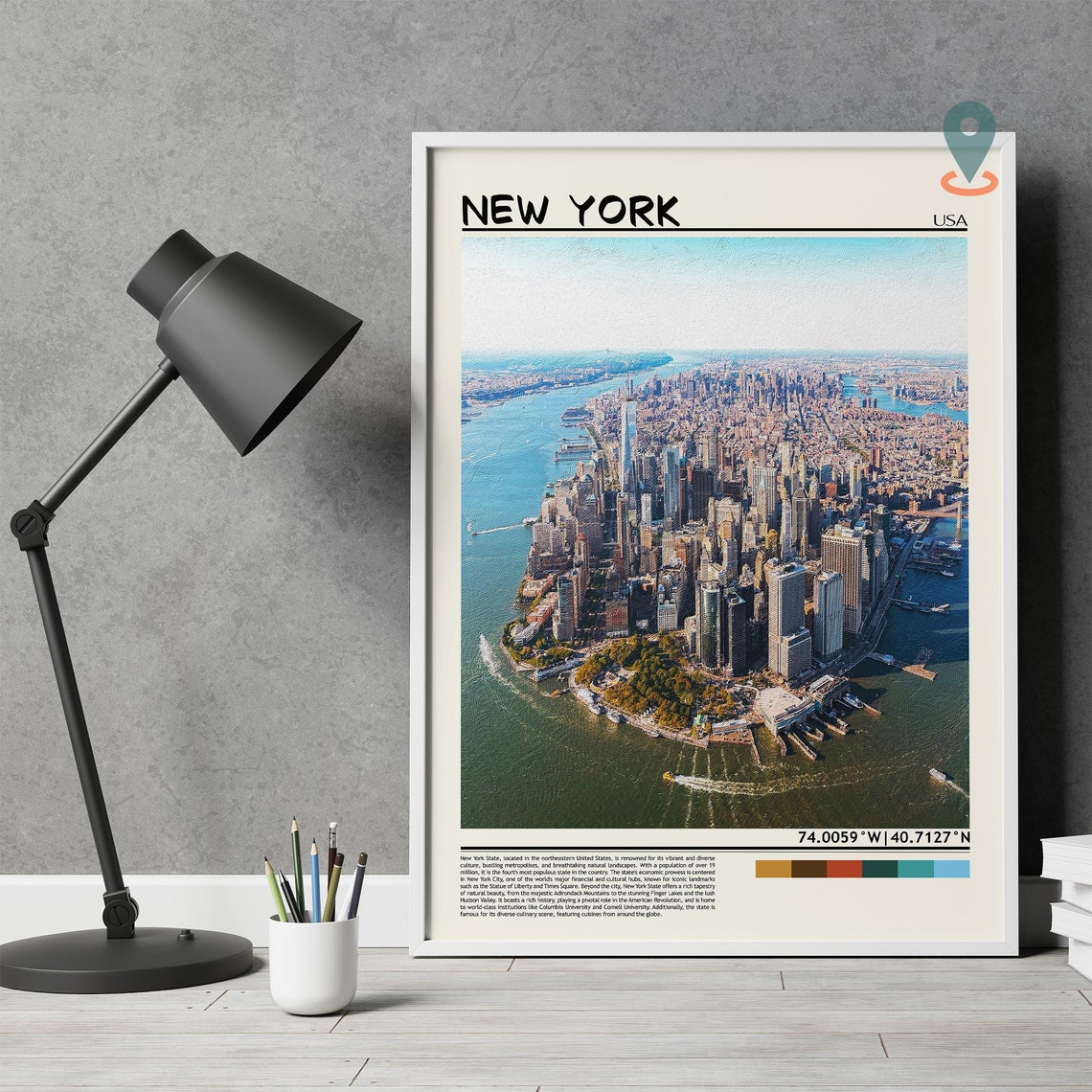 New York Print New York Art New York Poster New York Photo New York Poster Print New York Painting New York Travel Poster New York - Image 3