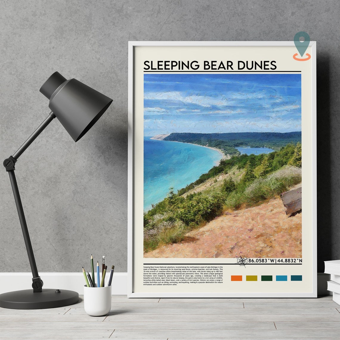 Sleeping Bear Dunes Print Sleeping Bear Dunes Wall Art Sleeping Bear Dunes Poster Sleeping Bear Dunes Photo Sleeping Bear Dunes Poster - Image 2
