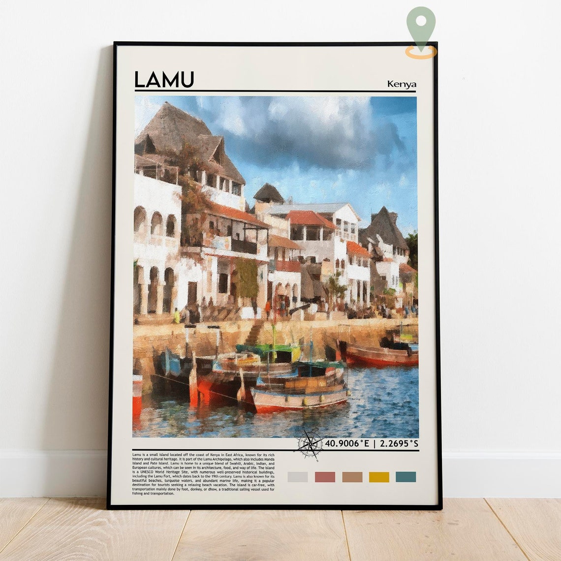 Lamu Print Lamu Photo Lamu Poster Lamu Painting Lamu Artwork Lamu Island Kenya Poster Lamu Wall Art Lamu Dcor Lamu Travel Kenya - Image 5