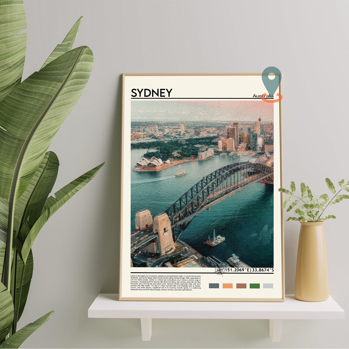 Sydney Print Sydney Poster Sydney Wall Art Sydney Travel Sydney Art Print Sydney Artwork Sydney Photo Sydney Australia Print - Image 5