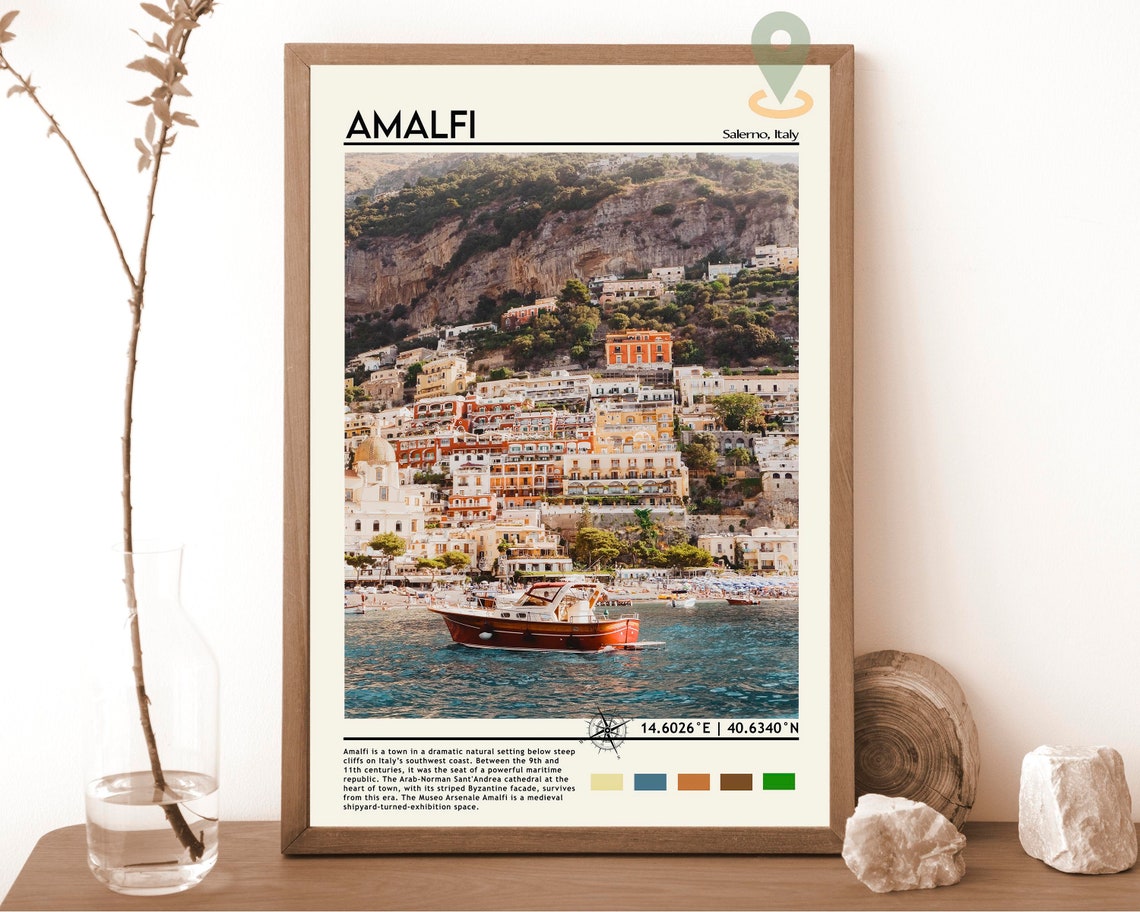 Amalfi Coast Italy Print Amalfi Coast Amalfi Print Amalfi Wall Art Amalfi Poster Amalfi Photo Amalfi Poster Print Italy Poster Print