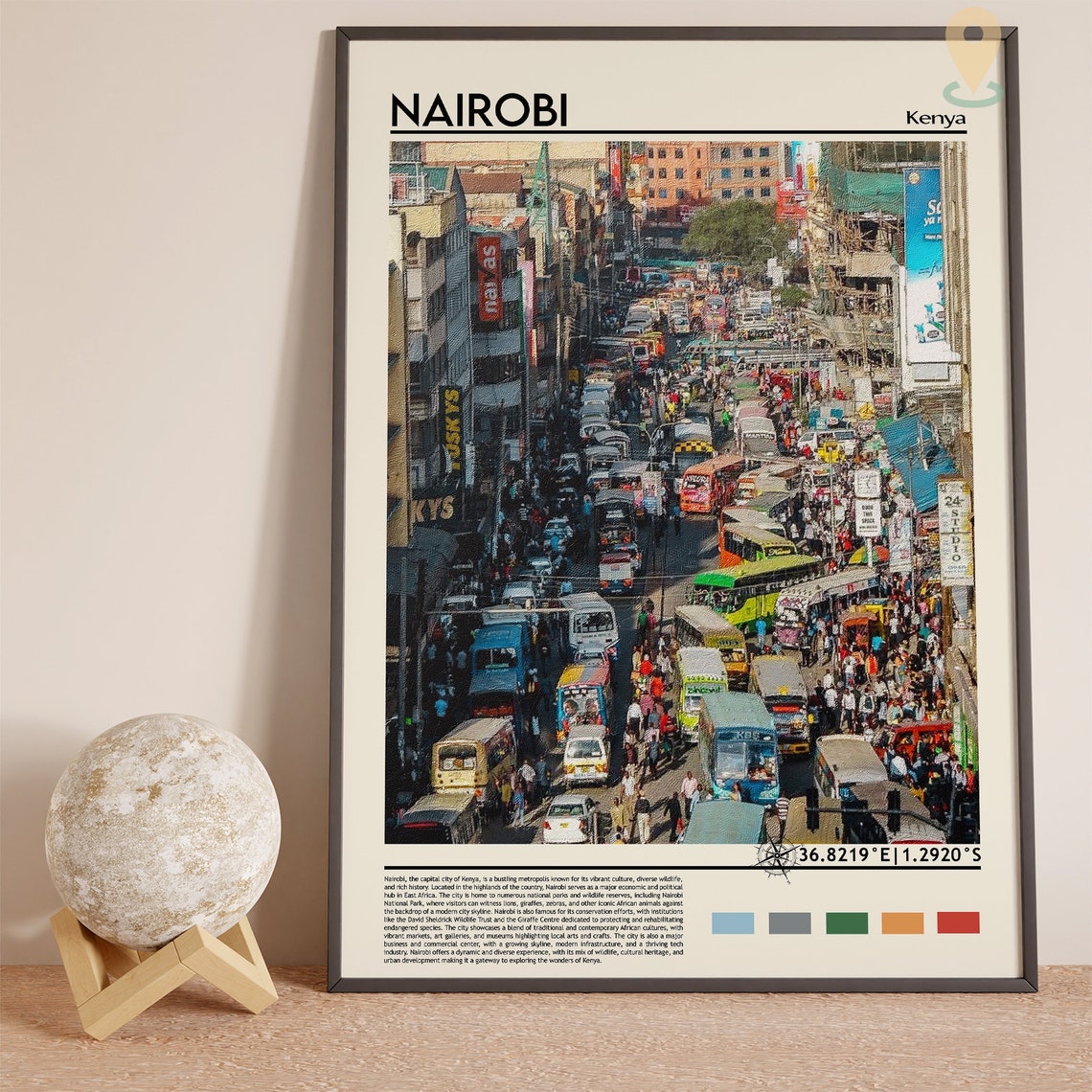 Nairobi Print Nairobi Poster Nairobi Wall Art Nairobi Travel Print Nairobi Art Print Nairobi Artwork Nairobi Photo Kenya Travel Print - Image 2