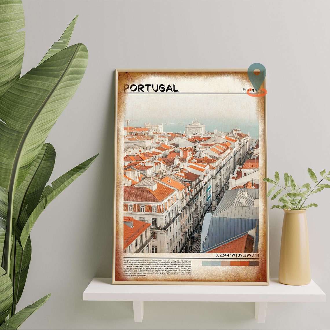 Portugal Print Portugal Wall Art Portugal Poster Portugal Photo Portugal Poster Print Portugal Wall Dcor Portugal Travel Poster - Image 5