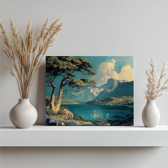 South Africa Canvas Wall Art Beautiful African Landscape Artistic Home Decor Vibrant Colors For Living Room Office Unique Design