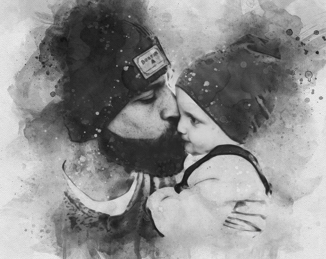 Father's Day Gift From Wife, First Father's Day Art Print