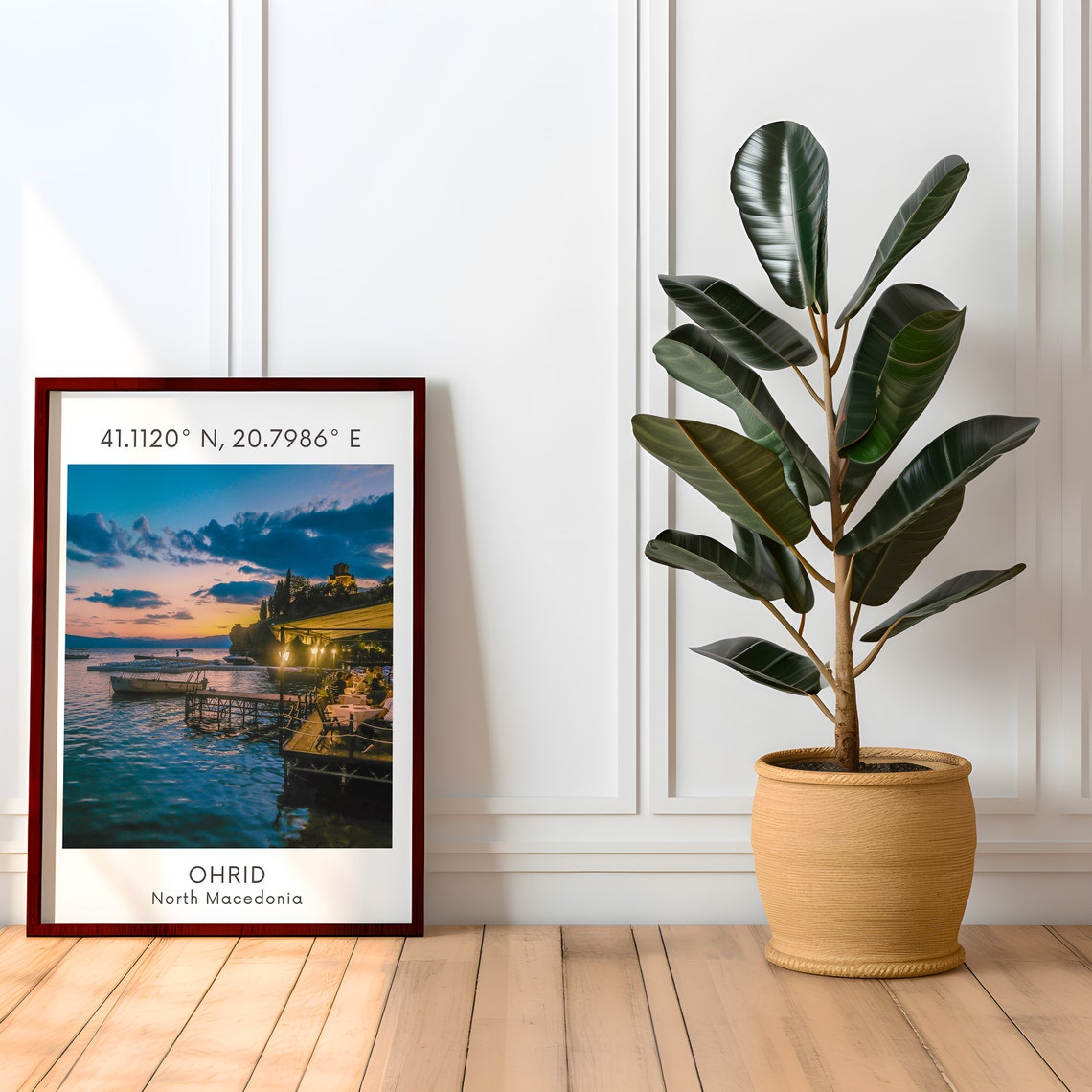 Lake Ohrid, North Macedonia Travel Poster - Image 2