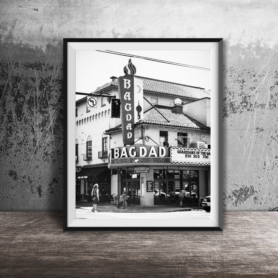 Bagdad Theater Portland Marquee Back Stage Bar Photography Poster - Image 2