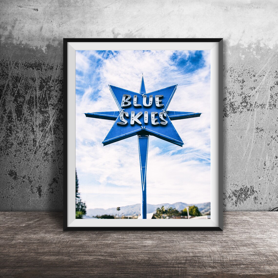 Blue Skies Photography, Santa Barbara California Art Print