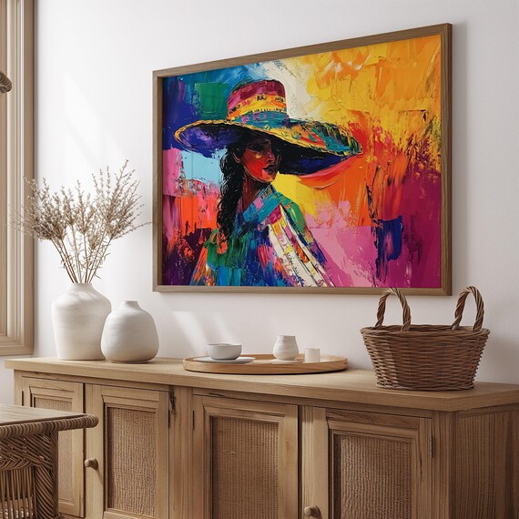 Mexican Art Print, Gift For Her
