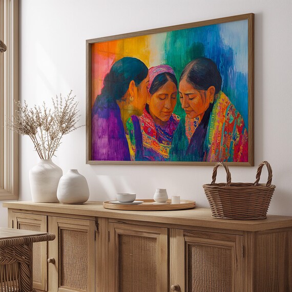 Mexican Art Print, Home Decor Gift For Her