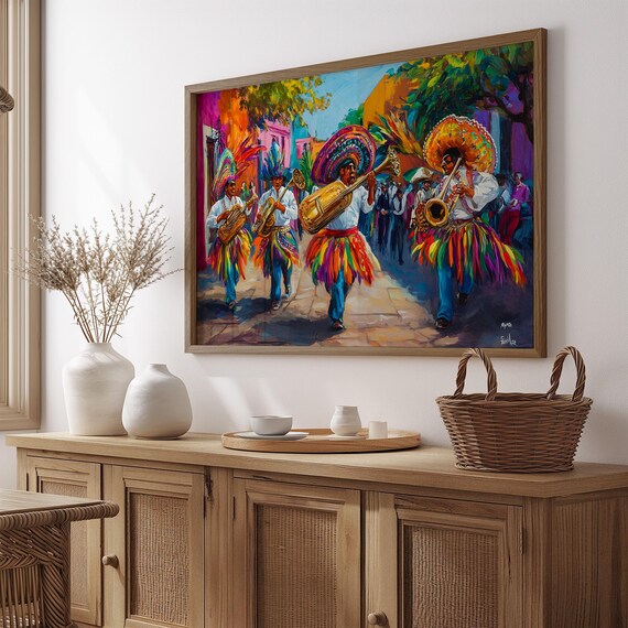 Mexican Art Print, Gift For Her