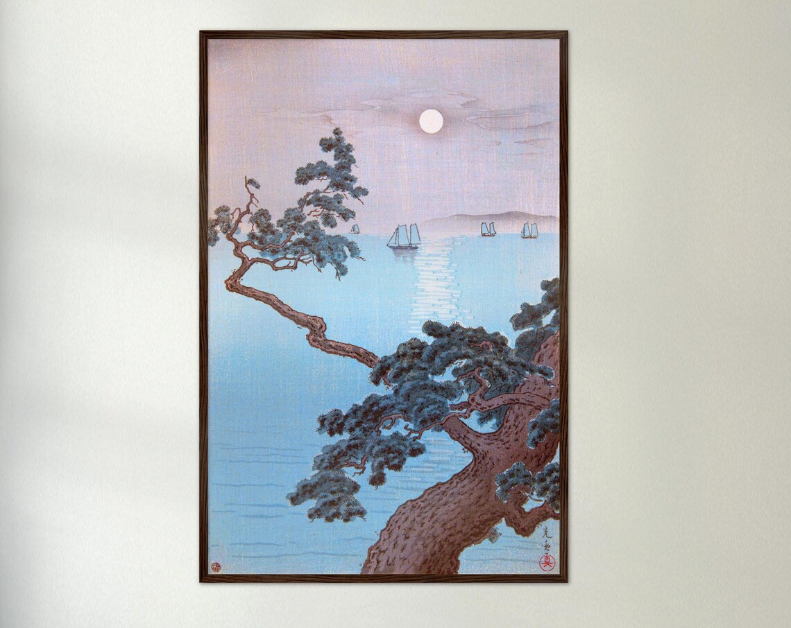 Japanese Ukiyo-E Art Print, Tsuchiya Koitsu