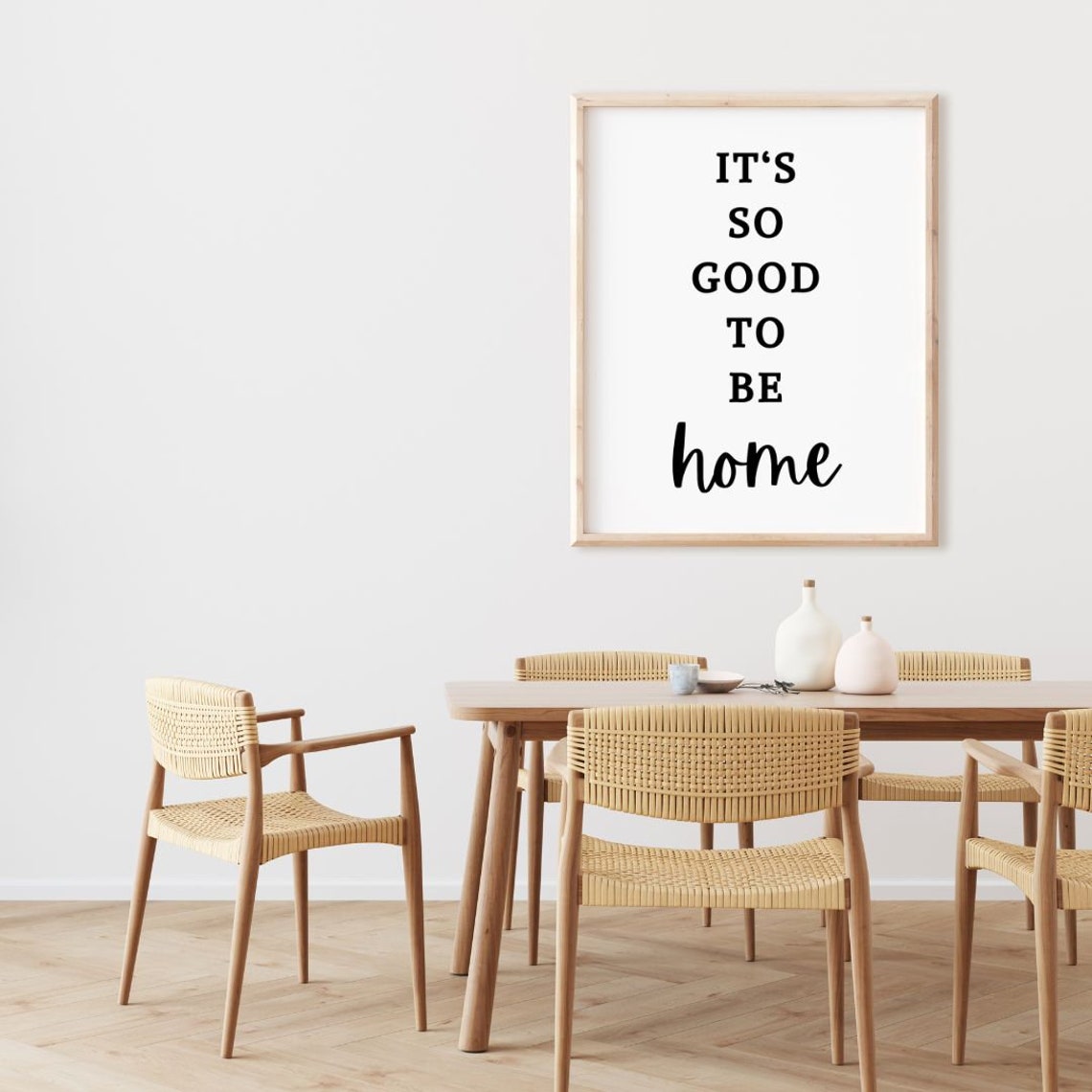 It's So Good To Be Home Minimalist Serif Script Typography Poster - Image 3