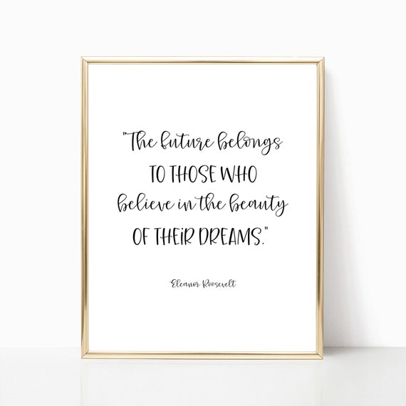 Graduation Decoration 2025 The Future Belongs Eleanor Roosevelt Quote Senior 2025 Graduation Party Decor