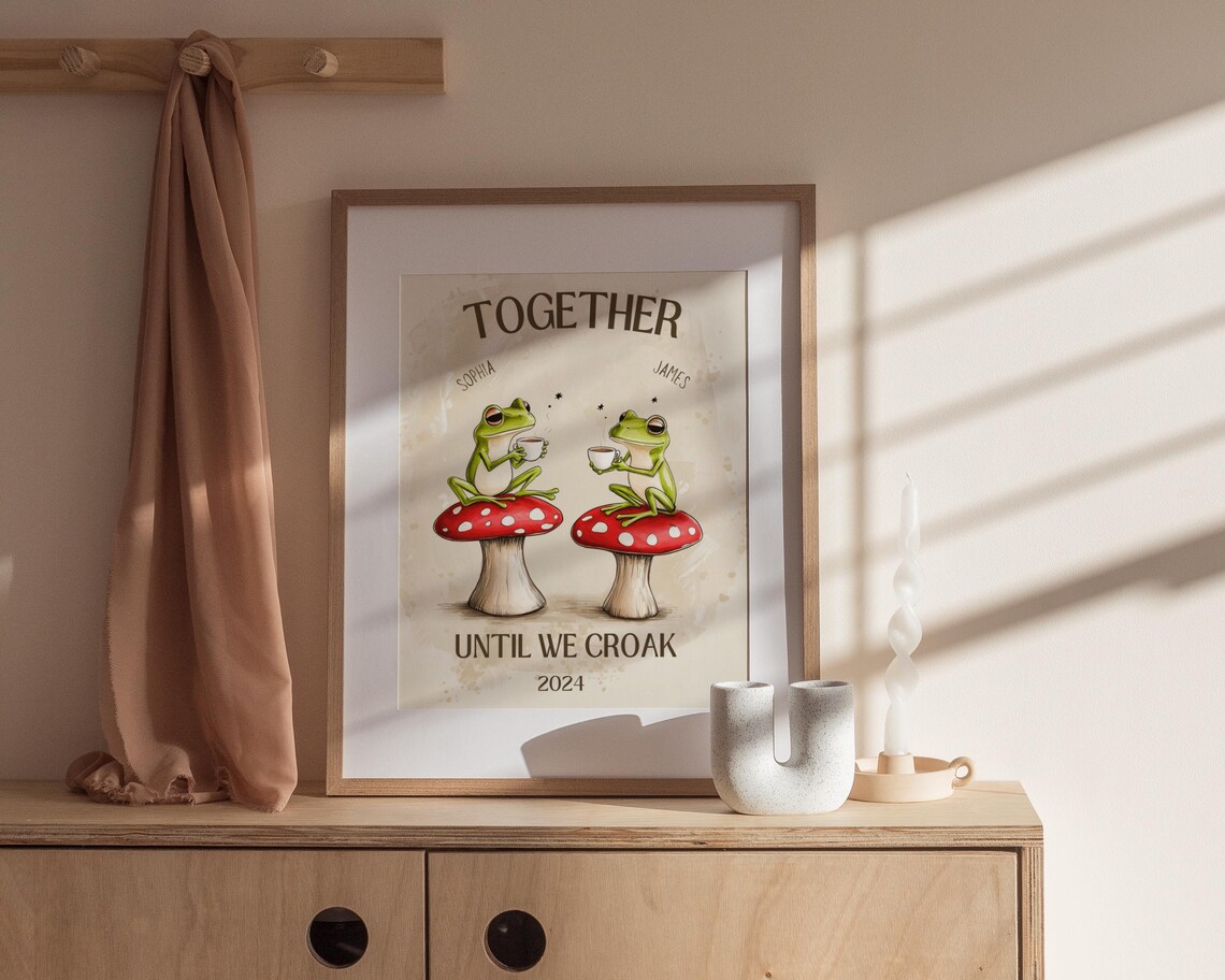 Personalized Couple - Contemporary Travel Poster - Image 4