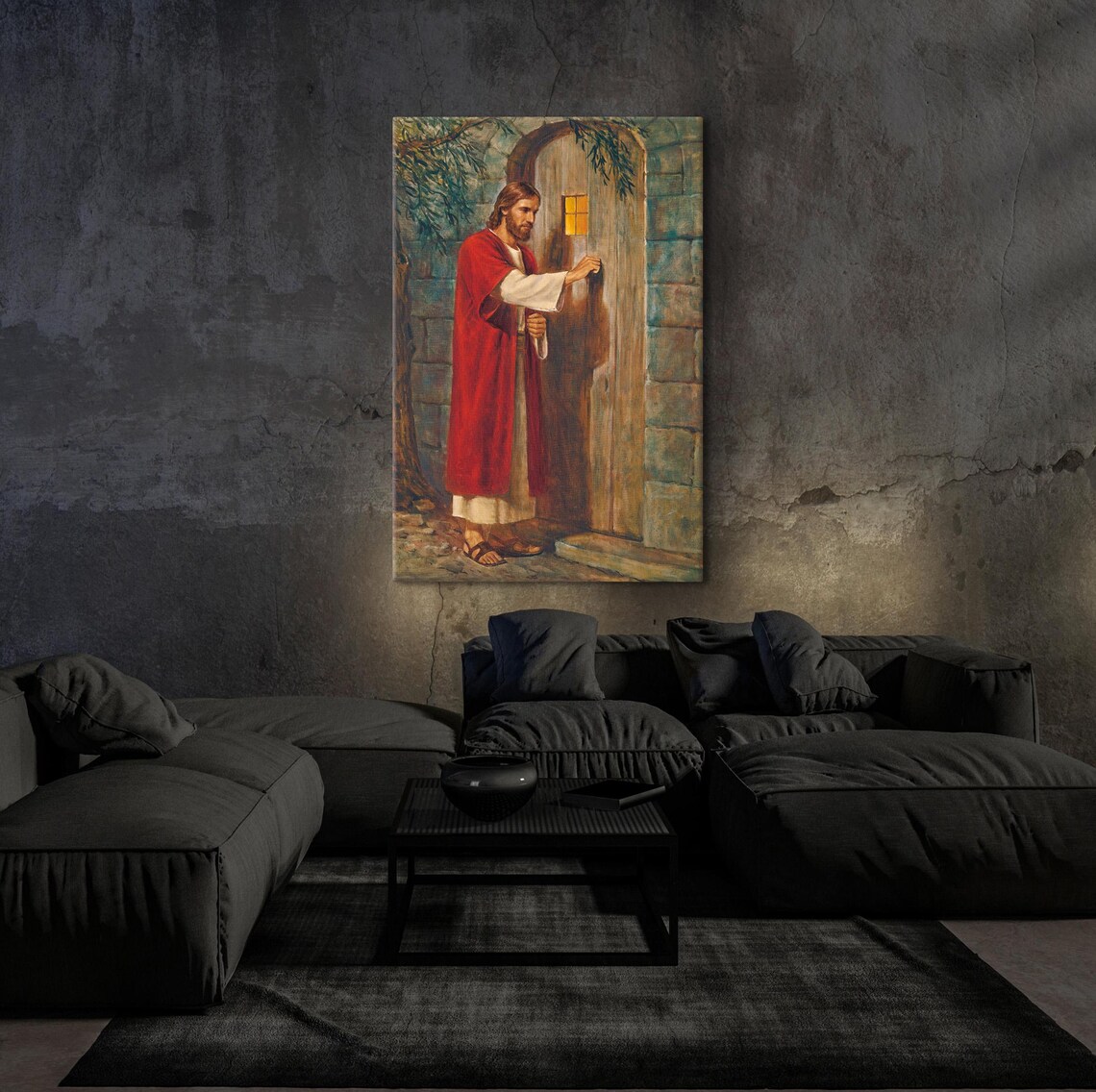 Jesus Christ Knocking at the Door Art Print - Image 4