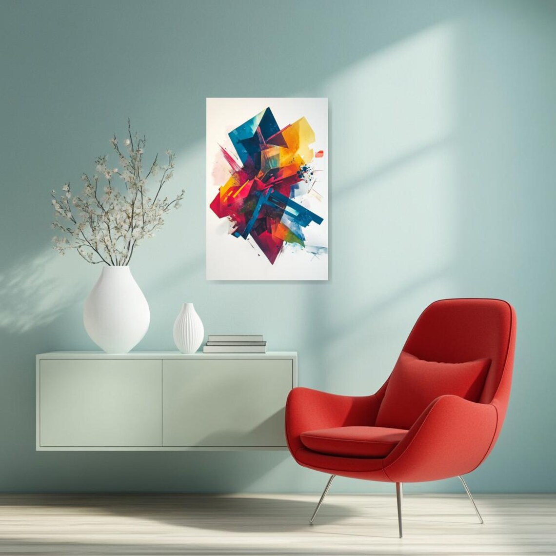 Abstract Colorful Art Inspired By Modernist Styles - Image 3