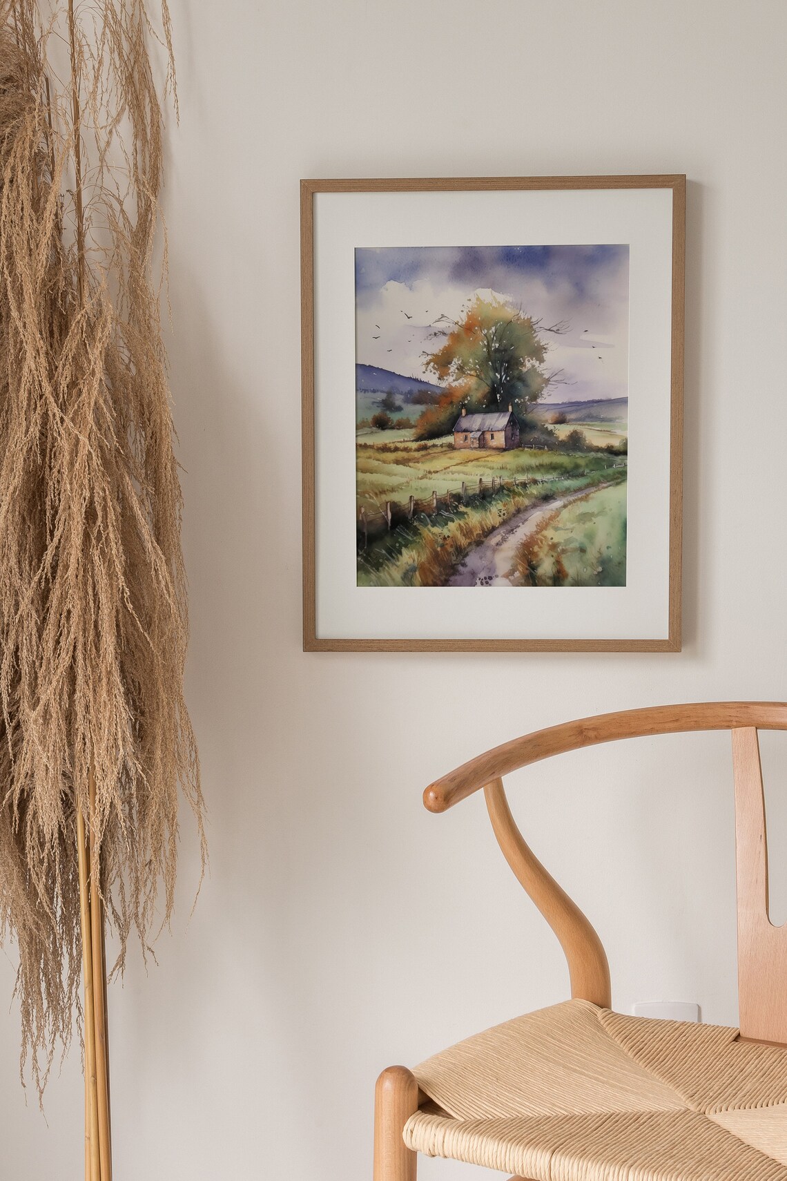 Rustic Country Cottage at the End of a Winding Dirt Road Poster - Image 3