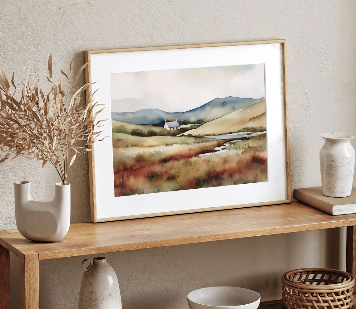 Killarney National Park Watercolor Art Print, Ireland - Image 5