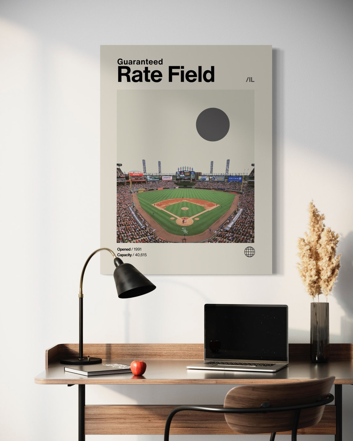 Guaranteed Rate Field Chicago White Sox Baseball Stadium Poster - Image 2