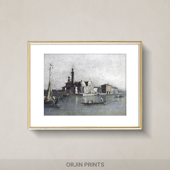 Venice Tranquility Isle Of San Michele Print Historical Churches Art Instant Orjin Prints 8891