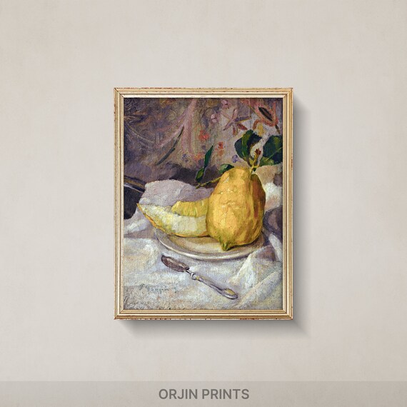 Fruitful Delight Colorful Kitchen Art Juicy Food Painting Instant Orjin Prints 9652