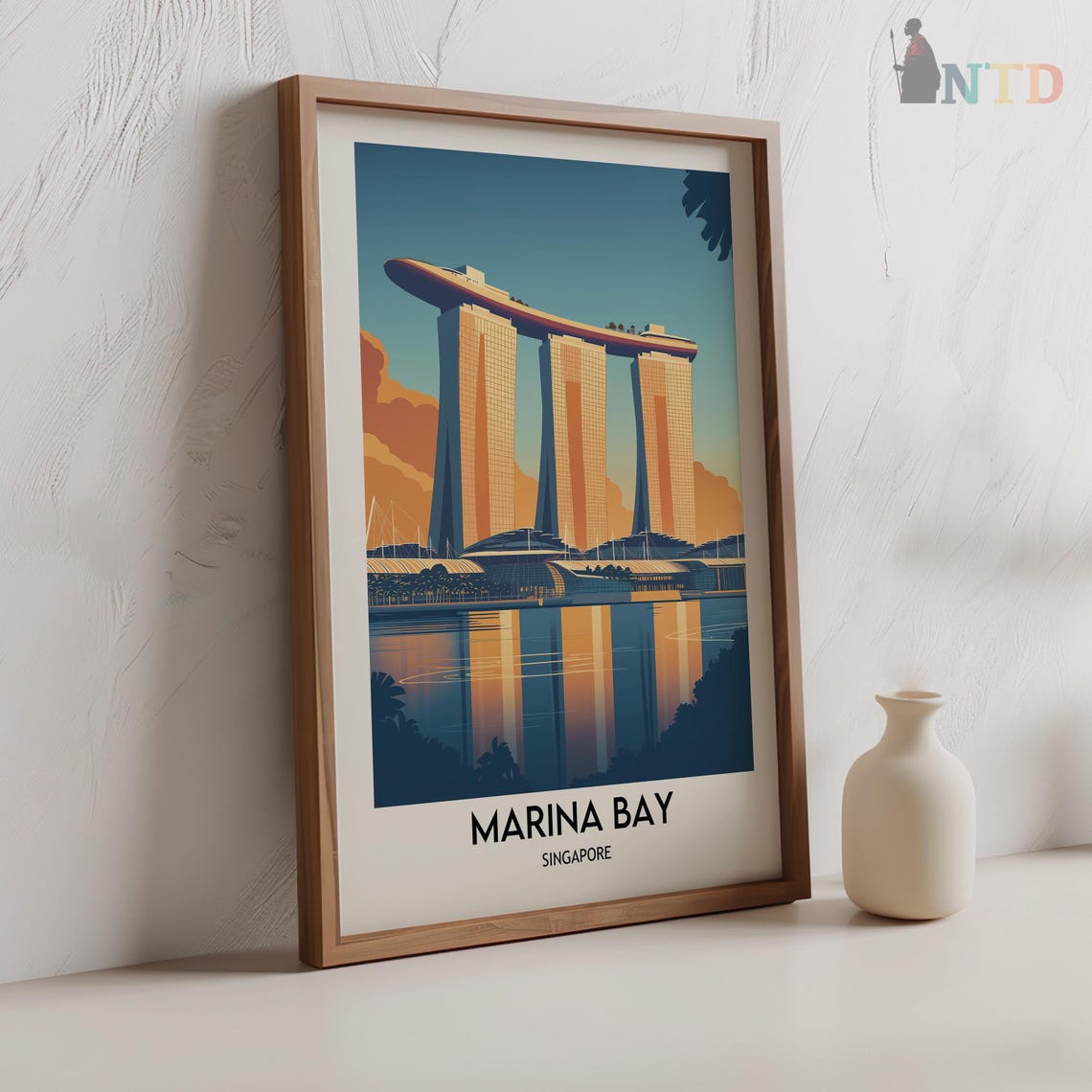 Marina Bay Print Marina Bay Wall Art Marina Bay Poster Marina Bay Photo Marina Bay Poster Print Marina Bay Singapore Poster - Image 2