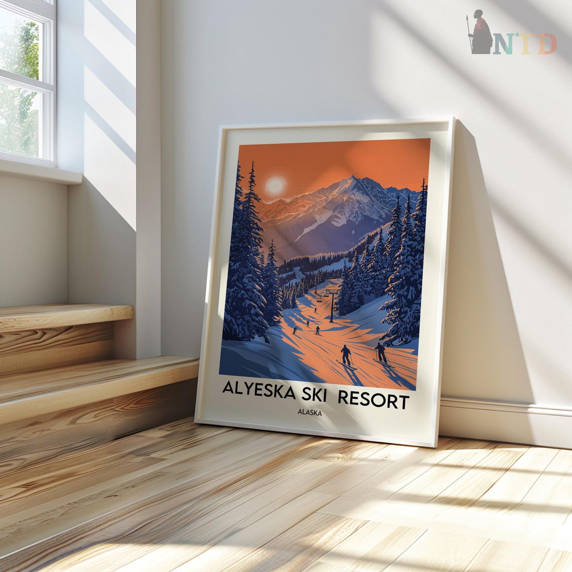 Alyeska Resort Print Alyeska Resort Wall Art Alyeska Resort Poster Alyeska Resort Photo Alyeska Resort Poster Print Alyeska Ski Resort - Image 3