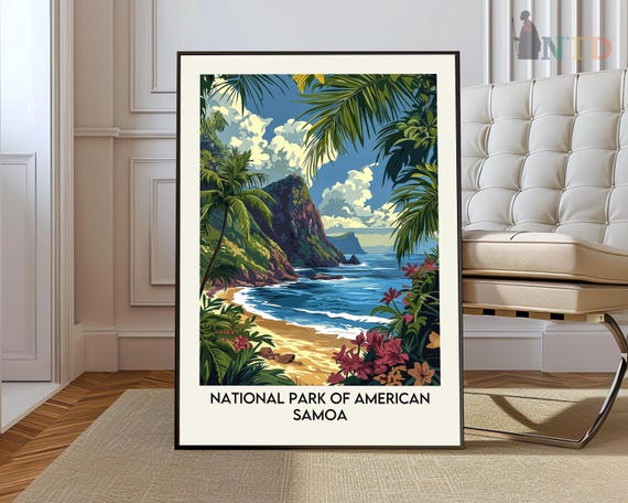 Samoa Print Art Poster Photo Decor Oceania
