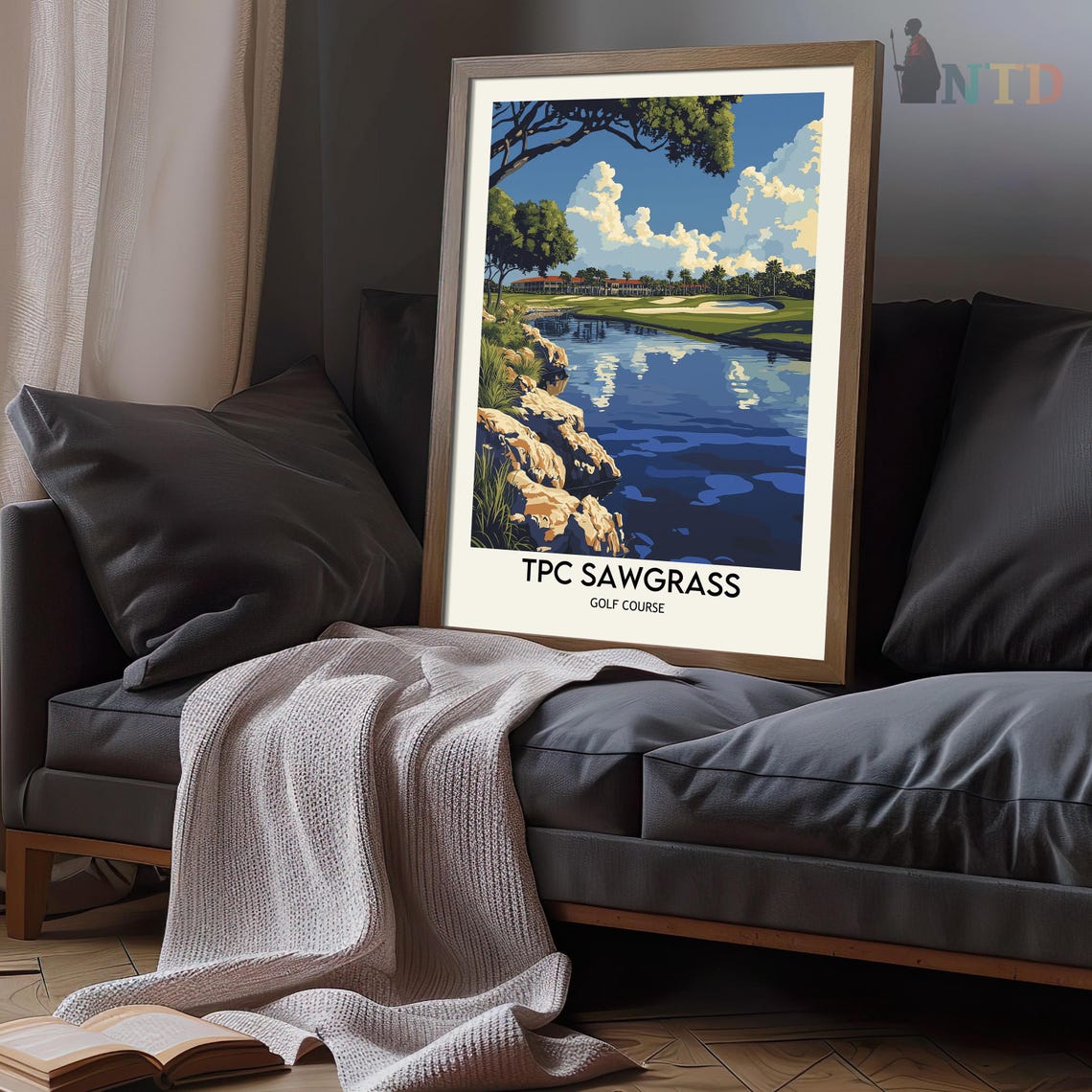 Tpc Sawgrass Print Tpc Sawgrass Wall Art Tpc Sawgrass Poster Tpc Sawgrass Photo Tpc Sawgrass Poster Print Golf Course Print - Image 3