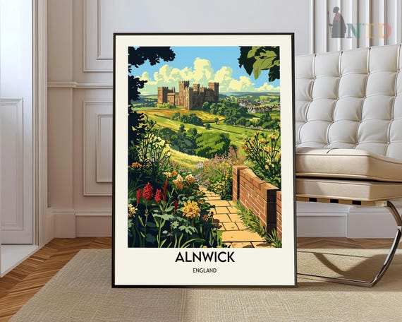 Alnwick Print Alnwick Wall Art Alnwick Poster Alnwick Photo Alnwick Castle Alnwick Northumberland Alnwick England Alnwick Garden