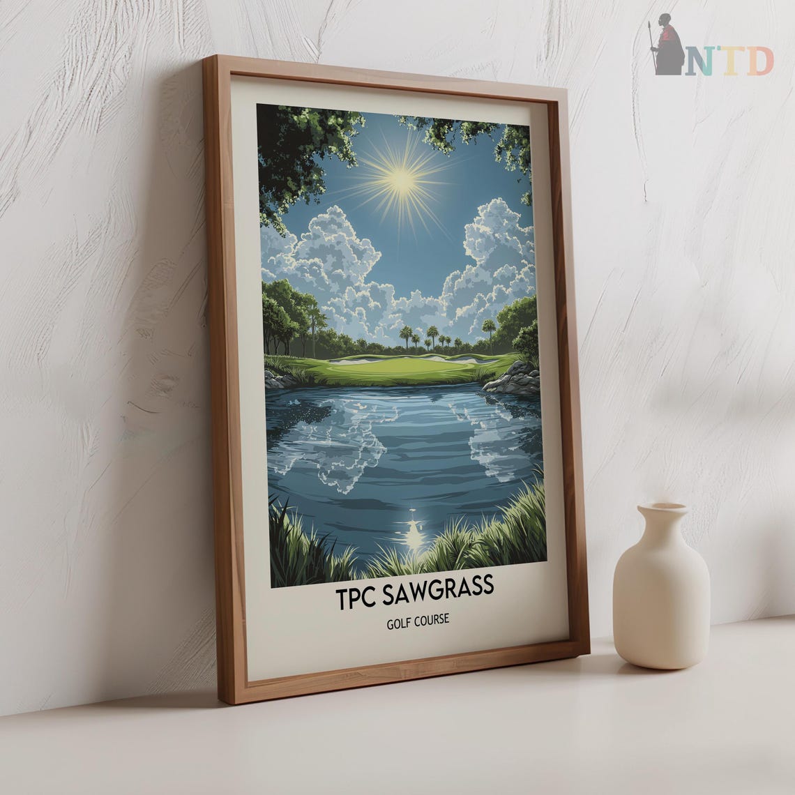 Tpc Sawgrass Print Tpc Sawgrass Wall Art Tpc Sawgrass Poster Tpc Sawgrass Photo Tpc Sawgrass Poster Print Golf Course Print - Image 2