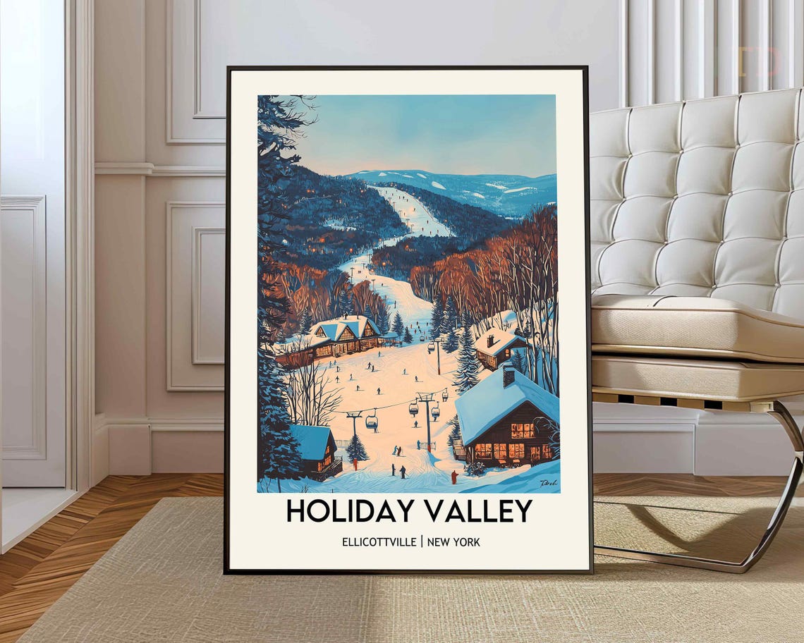 Holiday Valley Poster Wall Art Print Photo Ny